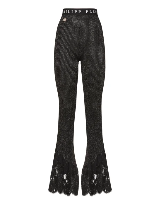 Knit Jogging Trousers  "Elegant Lace"