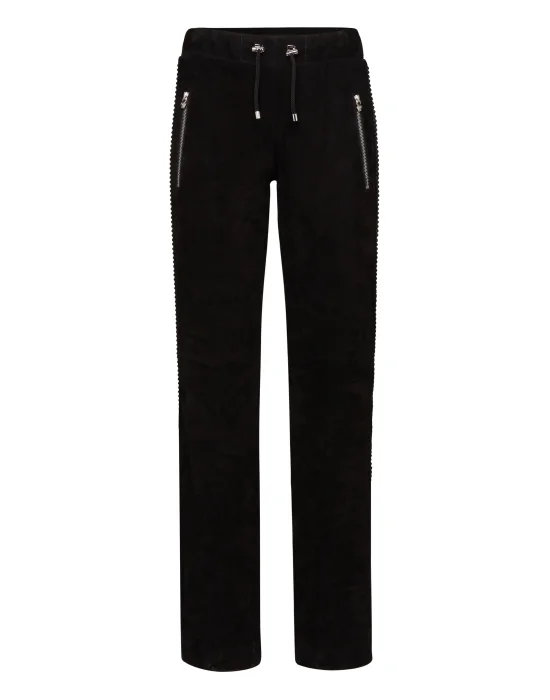 Leather Jogging Trousers "Too Good"
