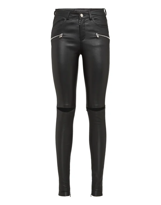 Leather Trousers Long "Crazy Style"