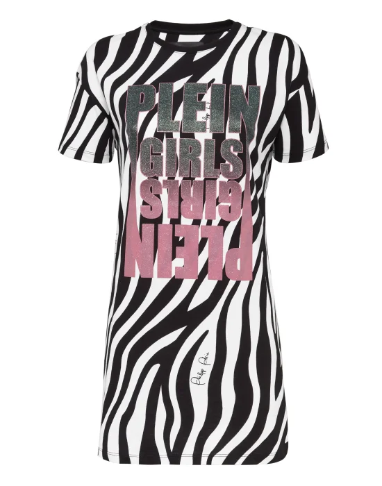 T-Shirt Short Dresses Zebra