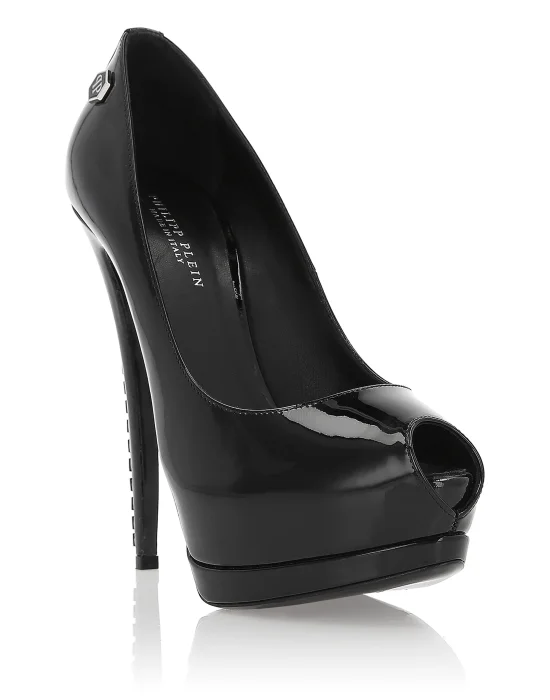 OPEN TOE HI-HEELS "Patent "
