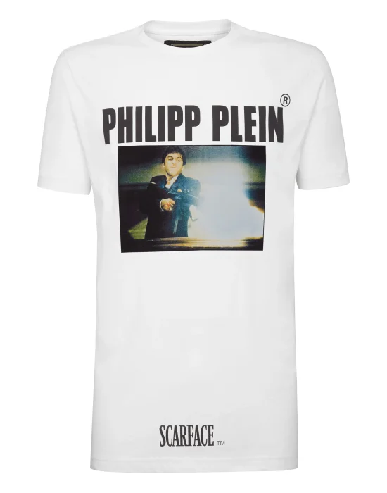 T-shirt Platinum Cut Round Neck Scarface