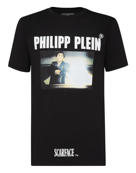 T-shirt Platinum Cut Round Neck Scarface