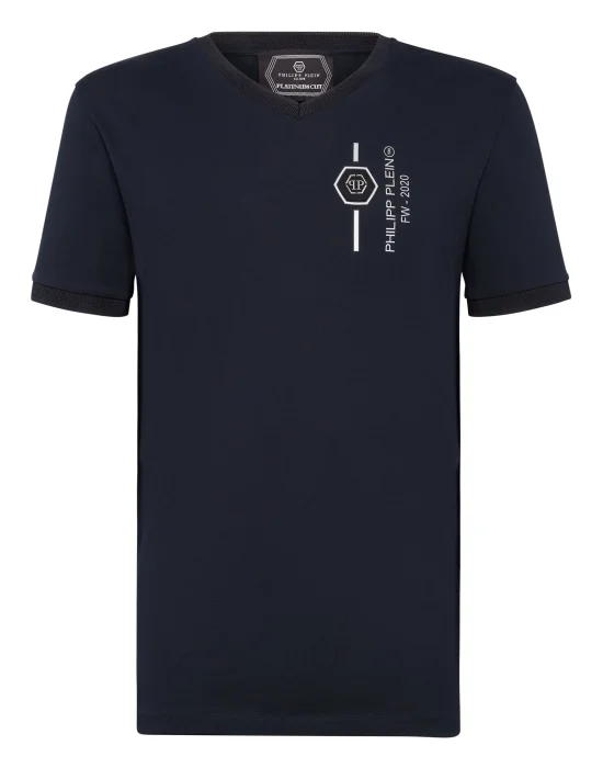T-shirt Platinum Cut V-Neck Skull