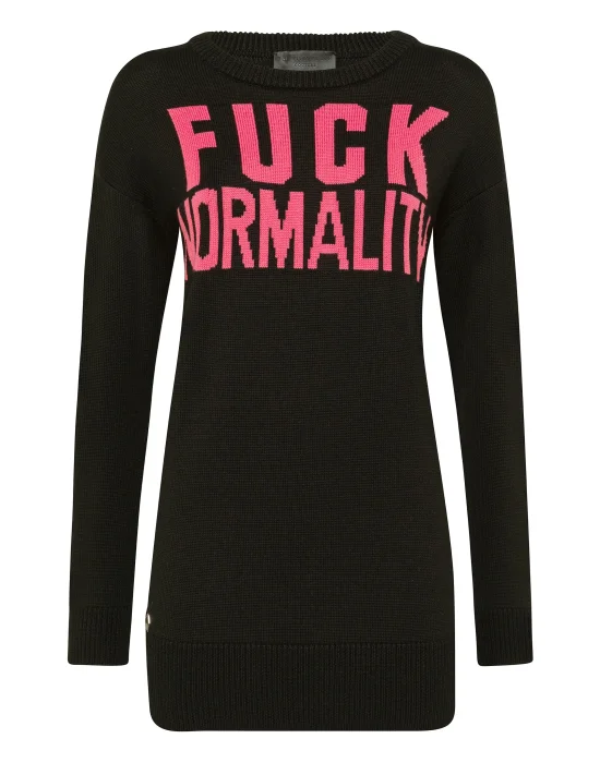 Pullover Round Neck LS Statement
