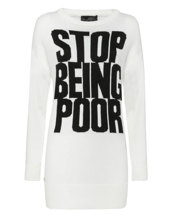 Pullover Round Neck LS Statement