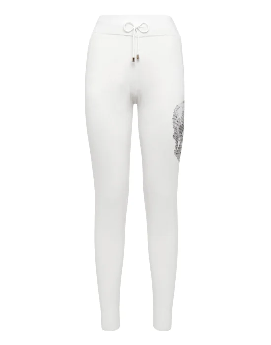 Knit Jogging Trousers Skull