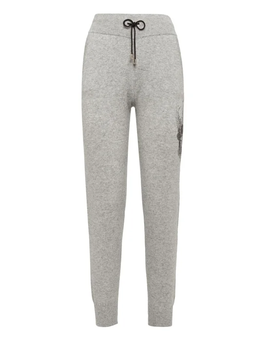 Knit Jogging Trousers Skull
