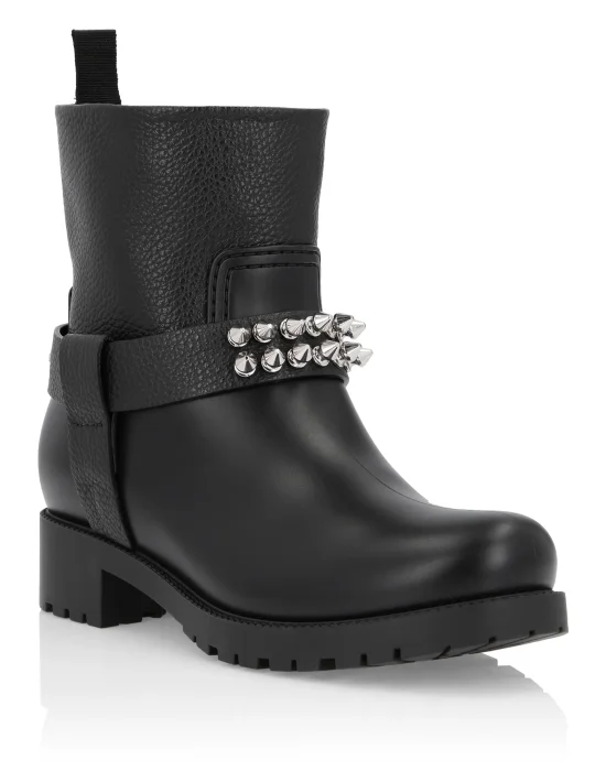 Boots Mid Flat Studs