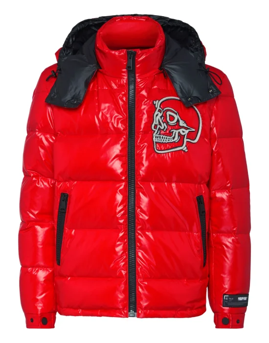 Nylon Jacket  Outline Skull
