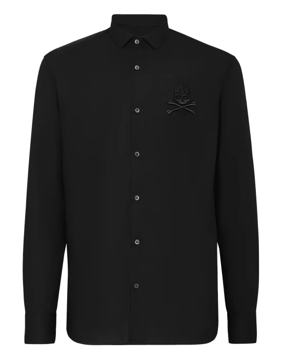 Shirt Diamond Cut LS Skull