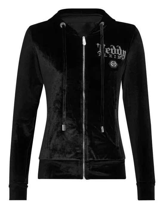 Hoodie Sweatjacket Monogram Teddy Bear