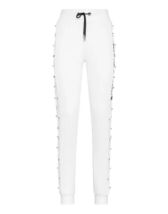 Jogging Trousers Net Crystal Touch Fringe