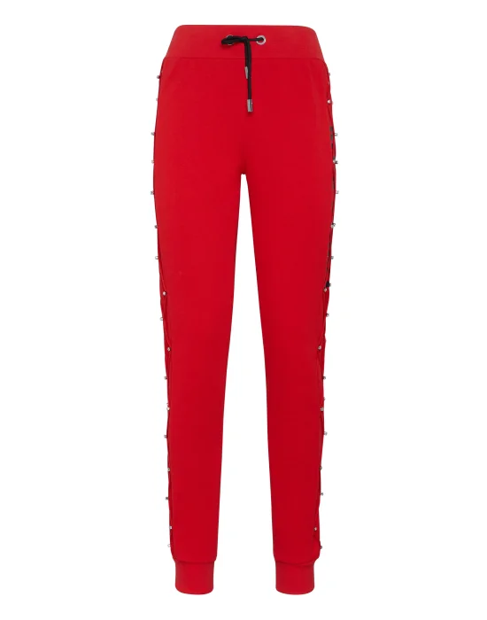 Jogging Trousers Net Crystal Touch Fringe