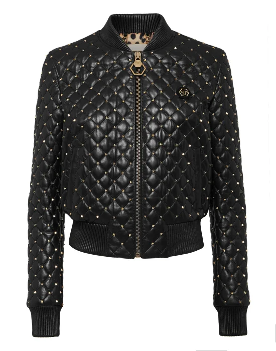 Leather Bomber Studs