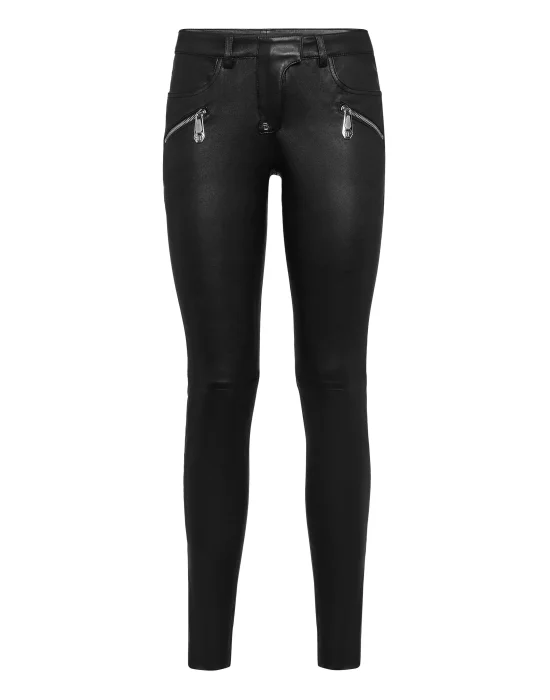 Leather Trousers Long