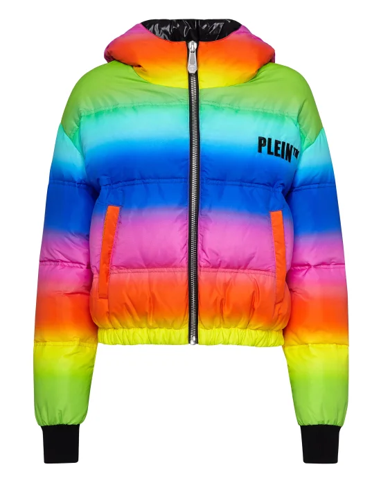 Rainbow Puffer Jacket