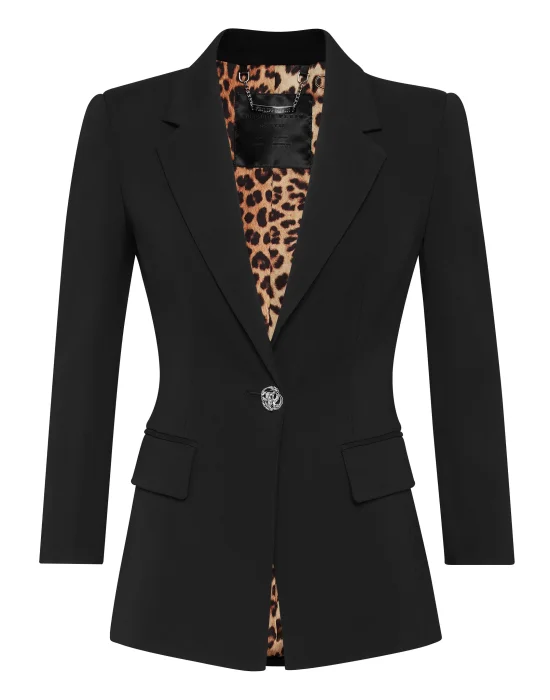 Sophia Full Color Blazer Skull strass