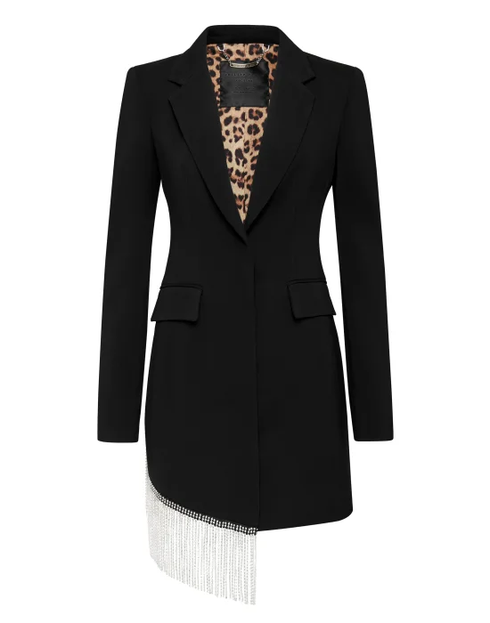 Blazer Dress Fringe