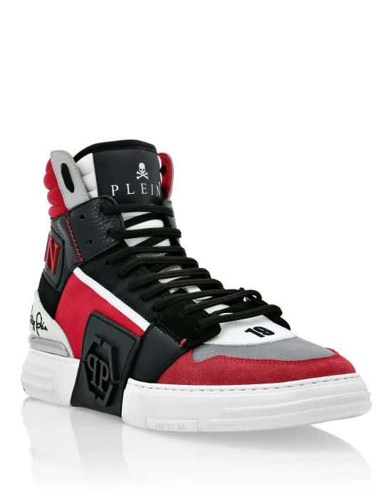 Phantom Kick$ Hi-Top Mixed Materials