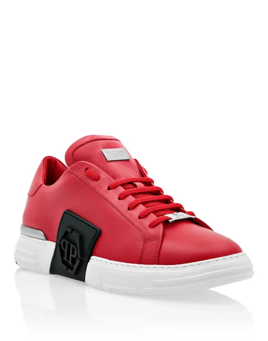 LO-TOP SNEAKERS PHANTOM KICK$ LEATHER HEXAGON