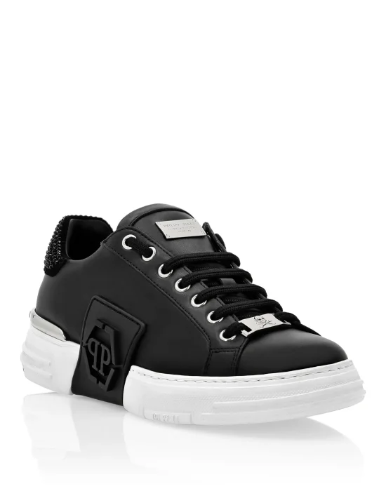 PHANTOM KICK$ Lo-Top Leather and Crystal