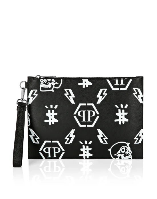 Leather Minaudiere print Monogram