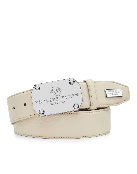 Leather Belt Iconic Plein