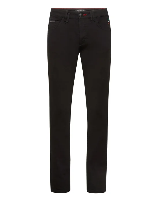 Denim Super Straight Cut Skull