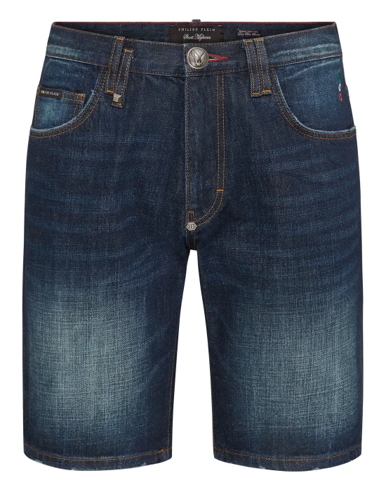 Denim Short Mykonos Fit Skull