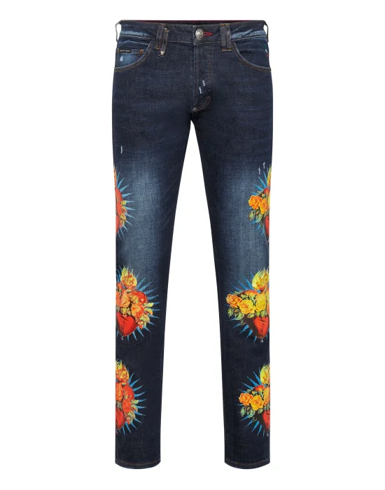 Denim Super Straight Cut Heart Breaker