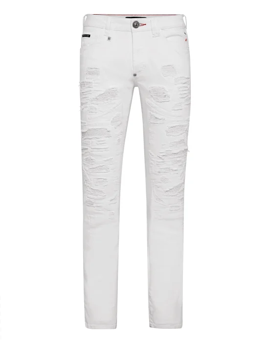 Denim Super Straight Cut Destroyed