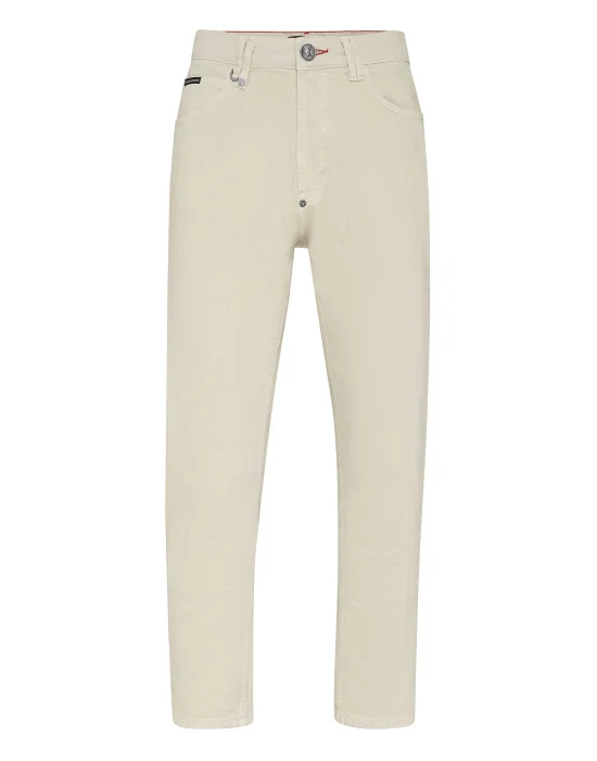 Denim Trousers Carrot Fit Iconic Plein