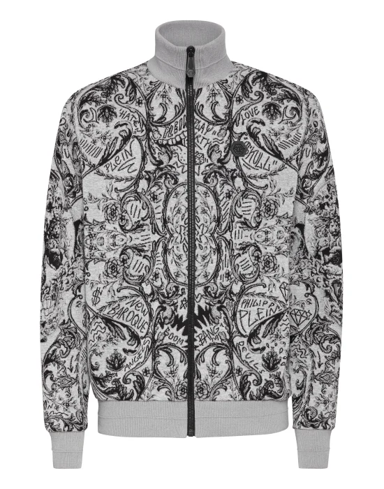 Knit Jacket Jacquard New Baroque