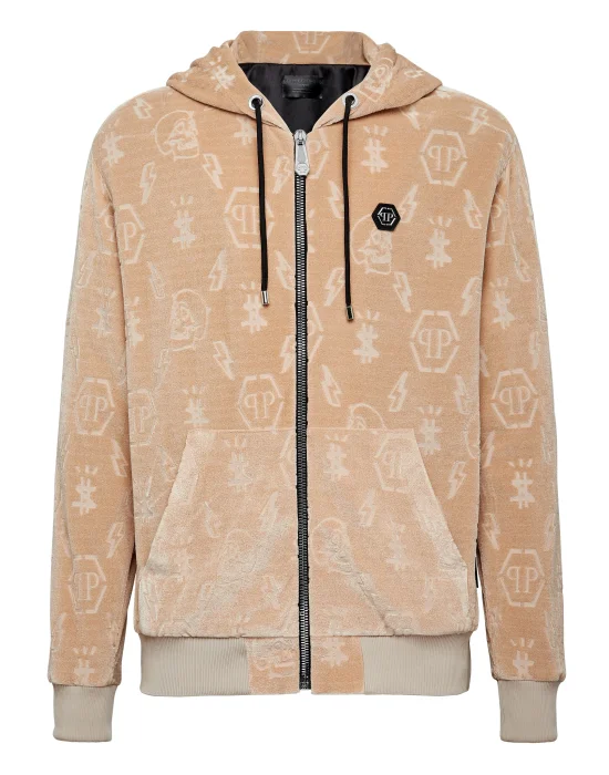 Hoodie Sweatjacket Monogram