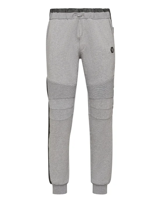 Jogging Trousers Nylon detail Iconic Plein