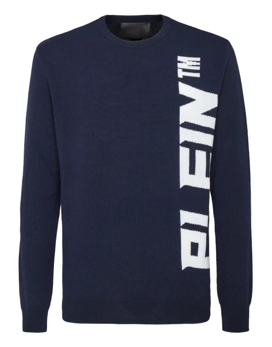 Wool Pullover Round Neck LS