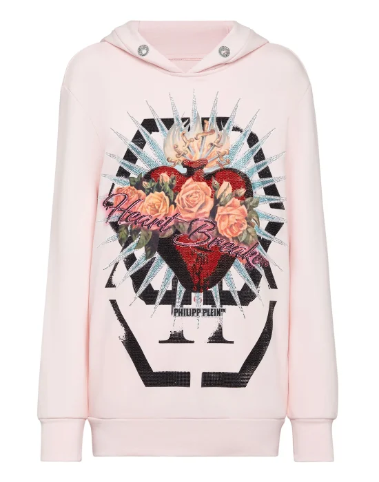 Hoodie sweatshirt Dress Heart Breaker