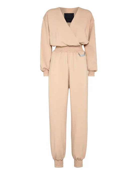 Leisurewear Jumpsuit Embroidery Signature