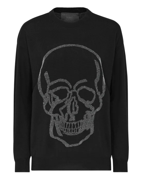 Wool Pullover Round Neck LS