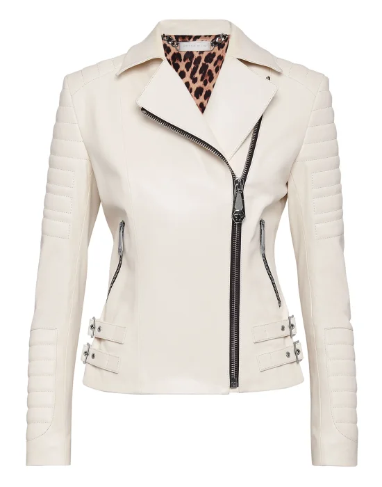 Lambskin Moto Biker Iconic Plein