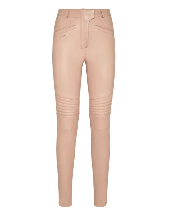 Lambskin Stretch  Super High Waist Biker  Iconic Plein