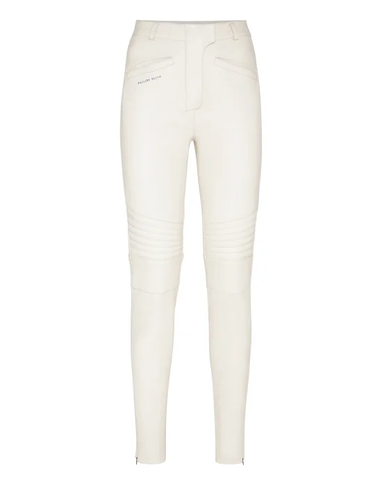 Lambskin Stretch  Super High Waist Biker  Iconic Plein
