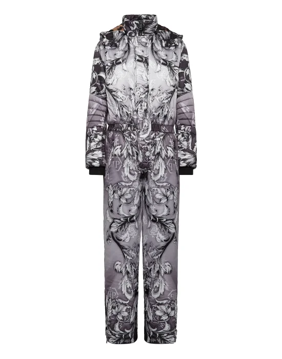 Nylon Ski jumpsuit print New Baroque