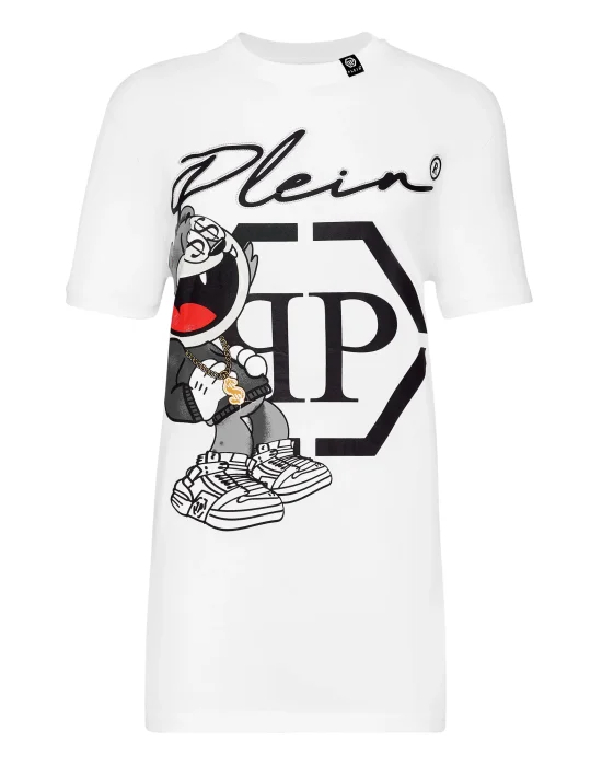 T-shirt Round Neck SS stones Money