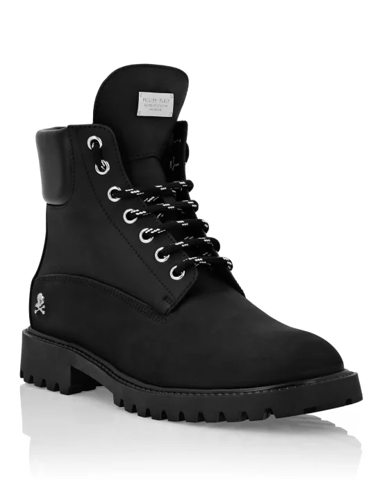 Nabuk Boots Low Flat The Hunter