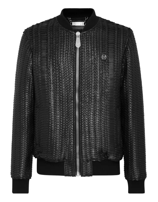 Leather Bomber