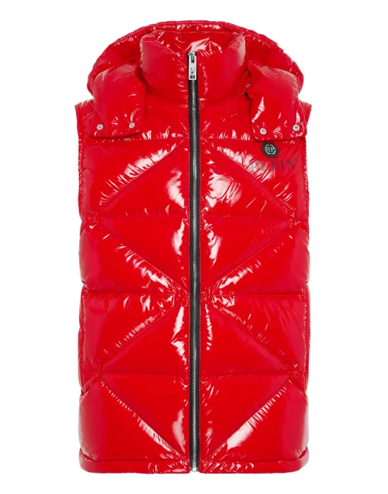 Sleeveless Quilted Down Jacket