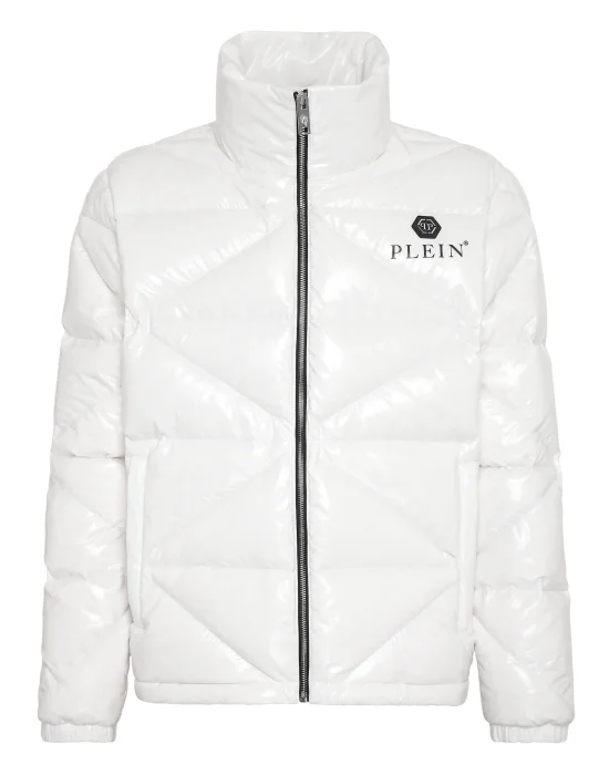 Quilted Down Jacket Hexagon