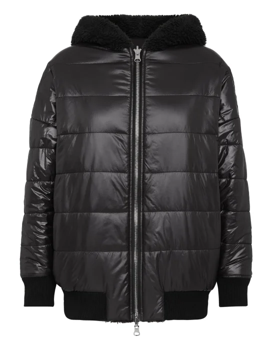 Reversible Hooded Bomber Jacket Tiger